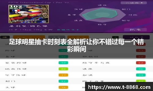 足球明星抽卡时刻表全解析让你不错过每一个精彩瞬间